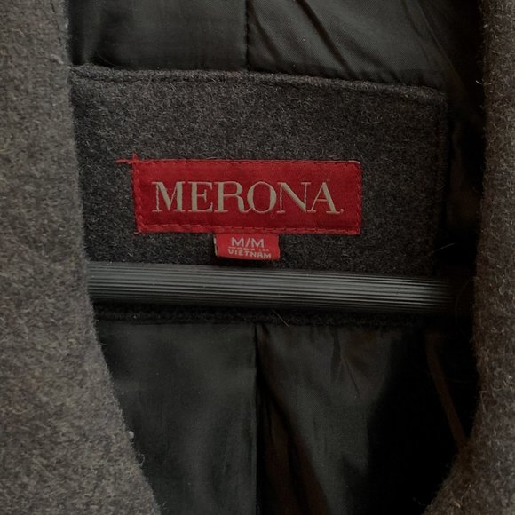 Black/charcoal peacoat - incredibly warm! - Picture 2 of 4